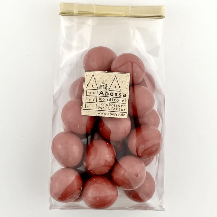 Haselnüsse mit Rubyschokolade