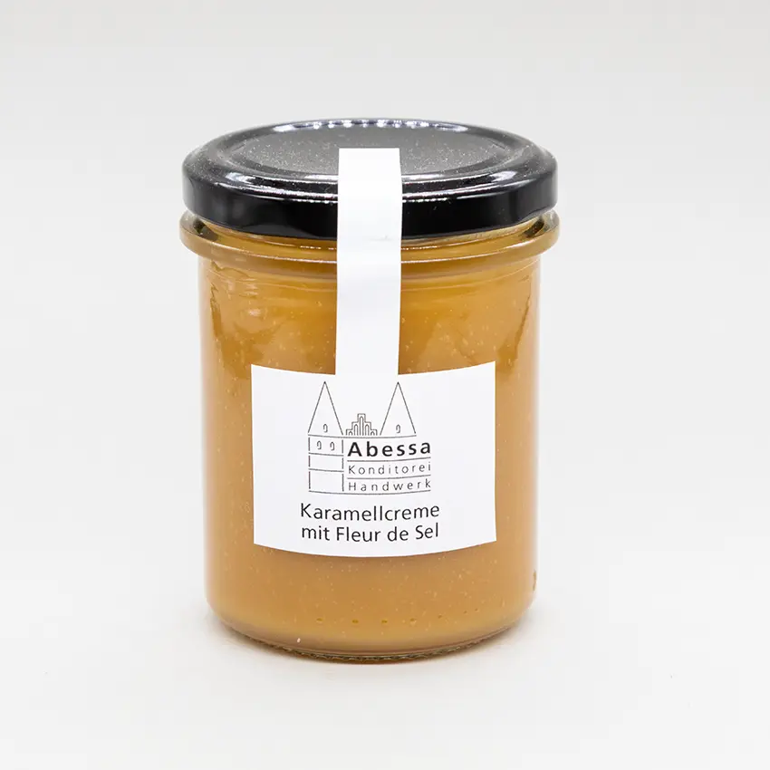 Karamellcreme mit Fleur de Sel
