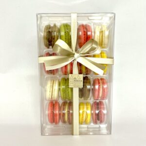 16 Macarons mit Winterzauber