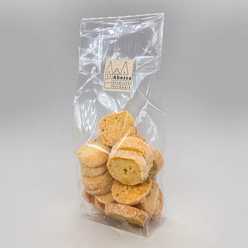 Butterplätzchen mit Rosmarin und Fleur de Sel 100g